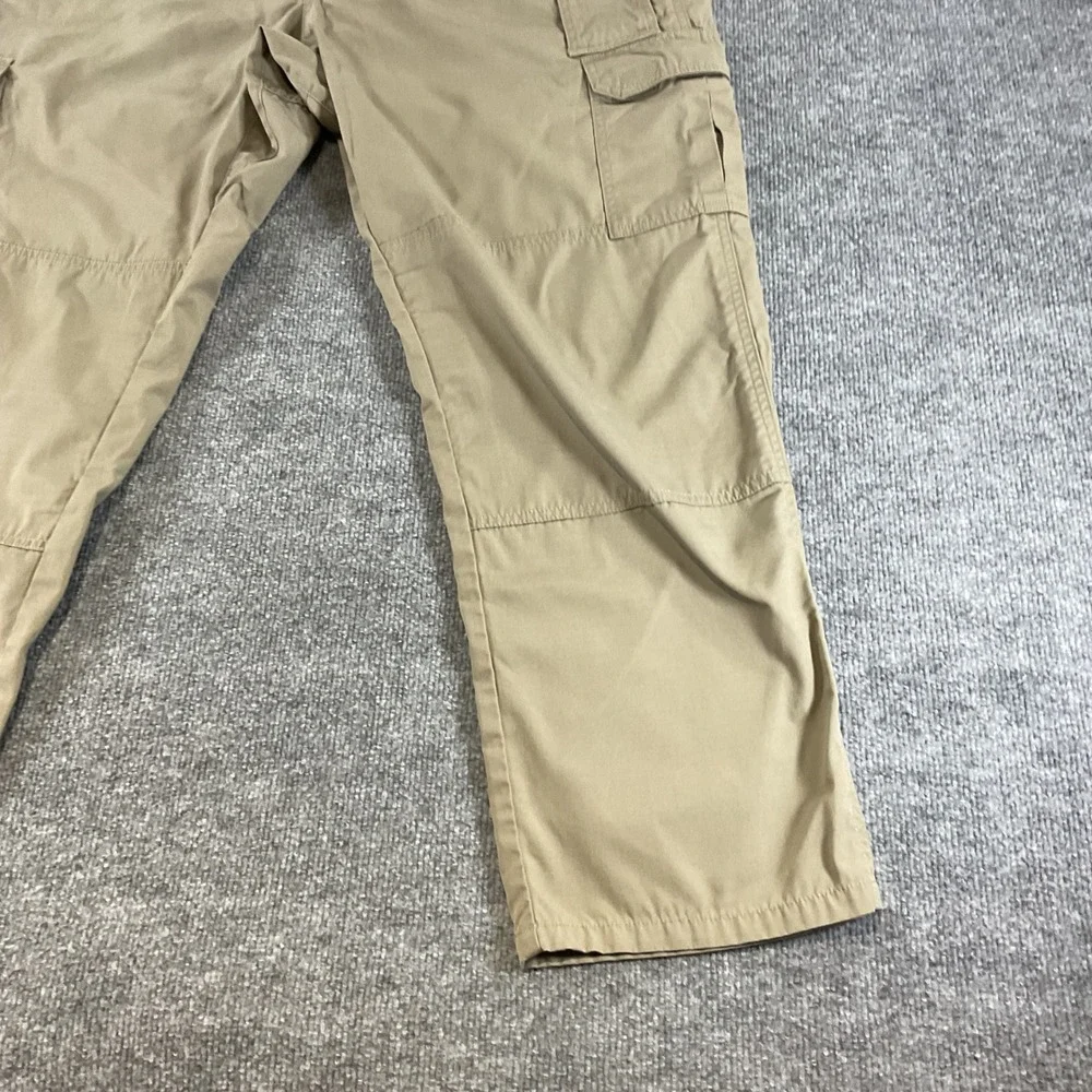 5.11 Tactical Cargo Pants Mens 40x32 Khaki Ripstop Utility Hiking Work Pants